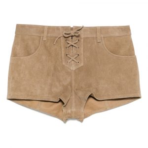 SHORTS DELMA IN PELLE