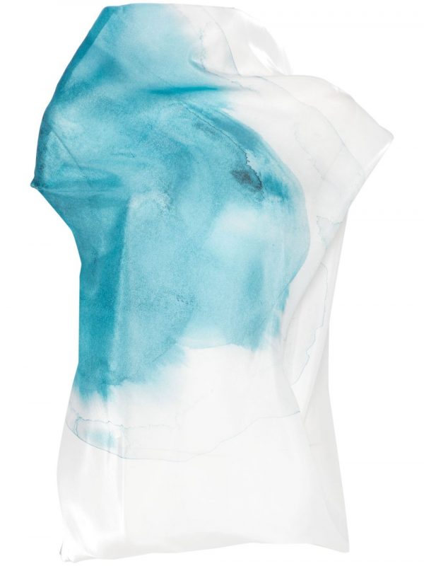TOP COLLO ALTO STAMPATO