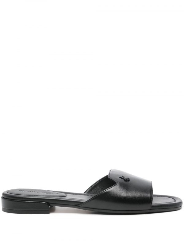SANDALO DINA FLAT IN PELLE