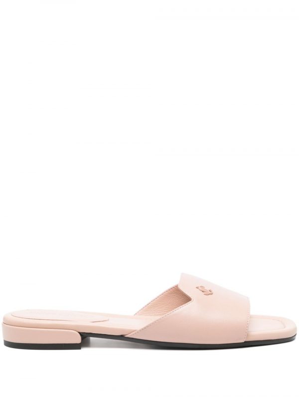 SANDALO DINA FLAT IN PELLE