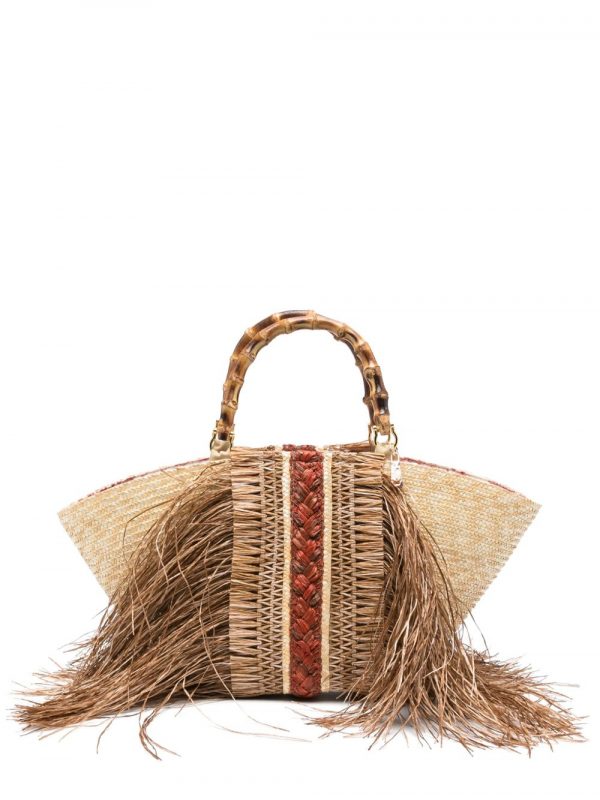 BORSA SHOPPIN ORIZZONTE IN PAGLIA
