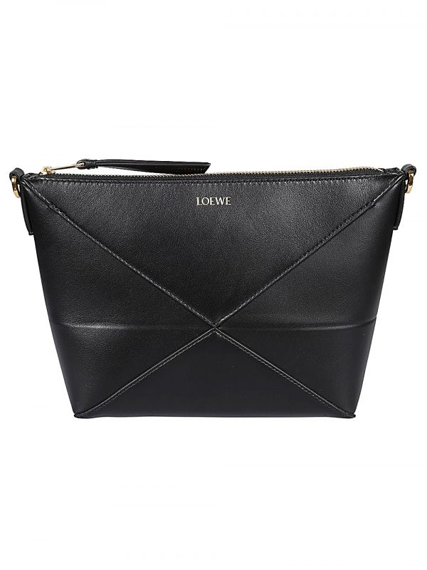 POCHETTE PUZZLE FOLD IN PELLE