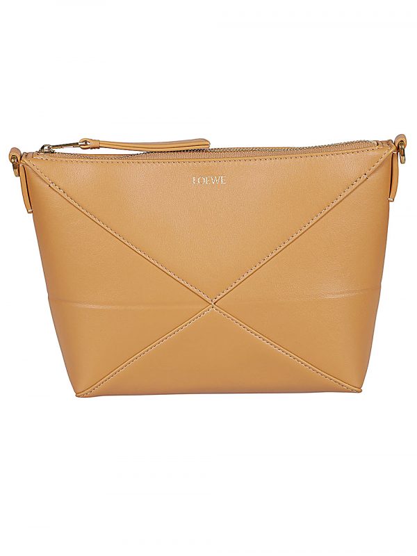POCHETTE PUZZLE FOLD IN PELLE