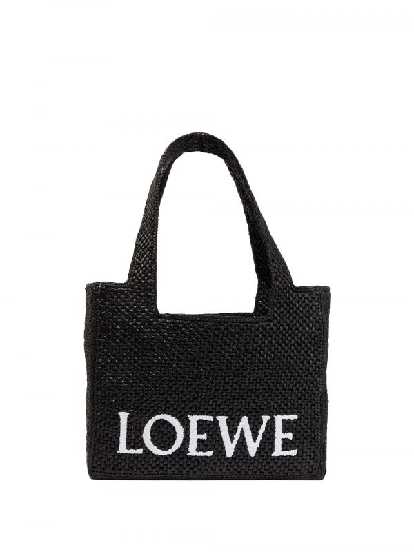BORSA LOEWE FONT PICCOLA IN RAFIA
