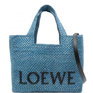 BORSA LOEWE FONT PICCOLA IN RAFIA