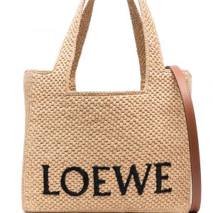 BORSA LOEWE FONT MEDIA IN RAFIA