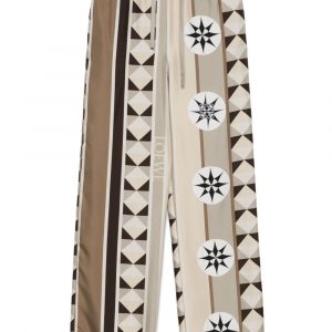 PANTALONE IN SETA STAMPATO