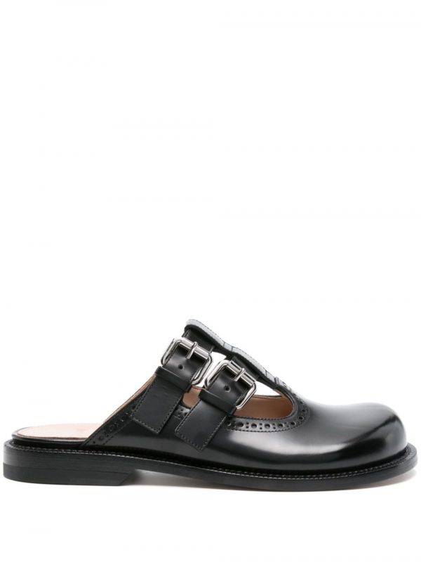 MULE MARY JANE CAMPO IN PELLE
