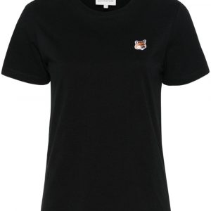 T-SHIRT FOX HEAD PATCH IN COTONE