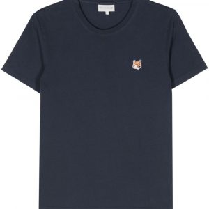 T-SHIRT FOX HEAD PATCH IN COTONE