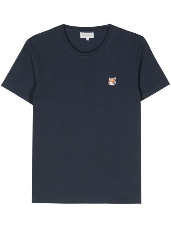 T-SHIRT FOX HEAD PATCH IN COTONE