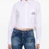 CAMICIA CROPPED IN COTONE — изображение 5