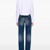CAMICIA CROPPED IN COTONE — изображение 6
