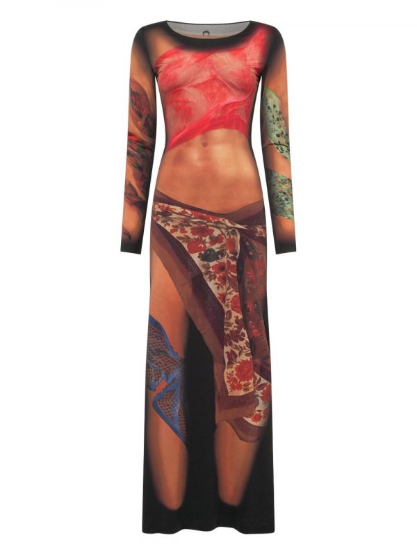 ABITO LUNGO DRAPED STATUE