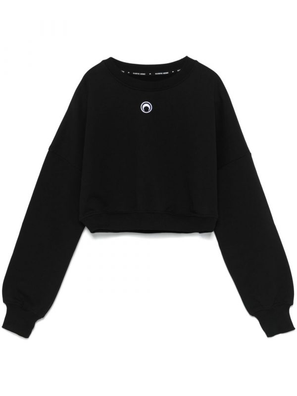 FELPA CROPPED MOON IN COTONE