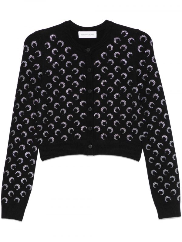 CARDIGAN MOON STRASS