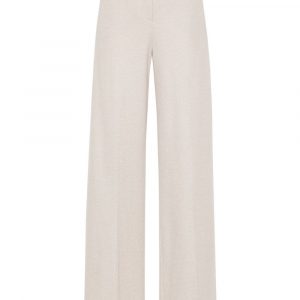 PANTALONE IN MISTO LINO GESSATO
