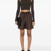 SHORTS IN MISTO LINO E SETA — изображение 5