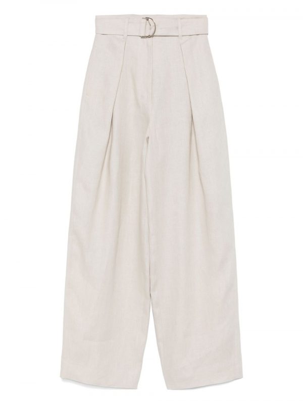 PANTALONE AMPIO IN LINO
