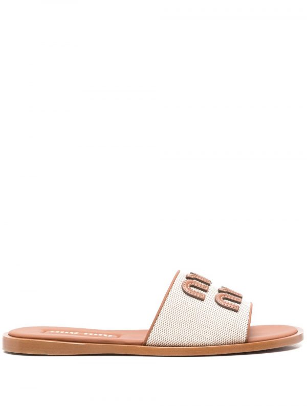SANDALO FLAT CON LOGO