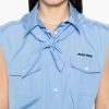 CAMICIA CROPPED IN COTONE — изображение 2