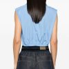 CAMICIA CROPPED IN COTONE — изображение 4