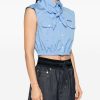 CAMICIA CROPPED IN COTONE — изображение 5