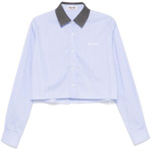 CAMICIA IN COTONE RIGATA