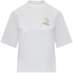 T-SHIRT ROSES ARROWS IN COTONE