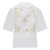 T-SHIRT ROSES ARROWS IN COTONE — изображение 2