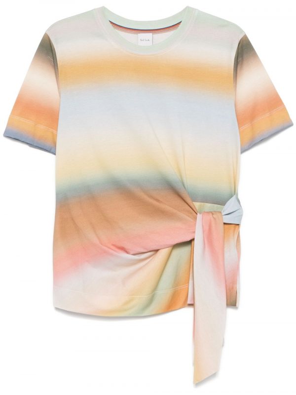 T-SHIRT SMITH STRIPE IN COTONE ORGANICO