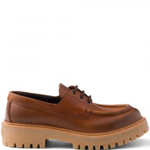 MOCASSINO STRINGATO IN PELLE