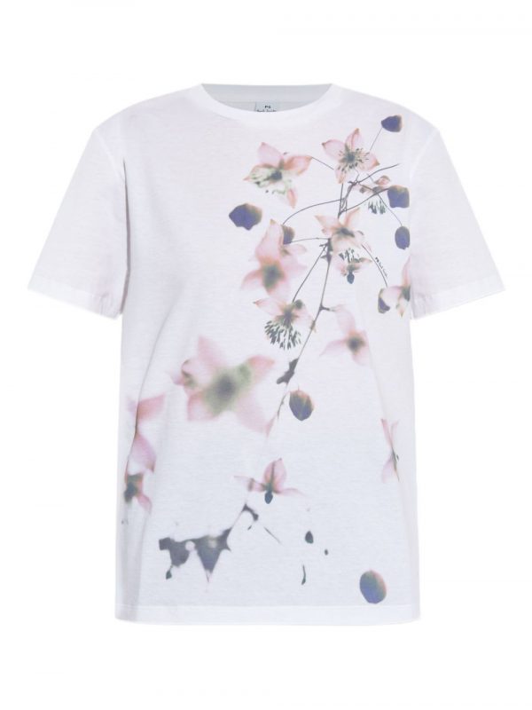 T-SHIRT FLORA SPRAY IN COTONE