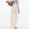 T-SHIRT FLORAL IN COTONE — изображение 5