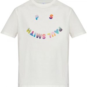 T-SHIRT PS HAPPY GRADIENT IN COTONE