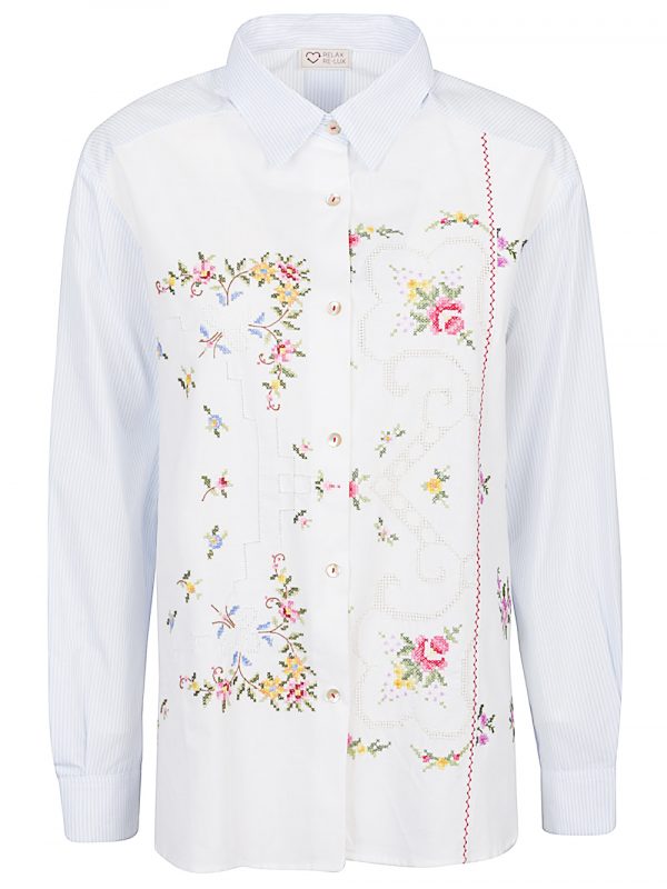 CAMICIA BOYFRIEND IN COTONE