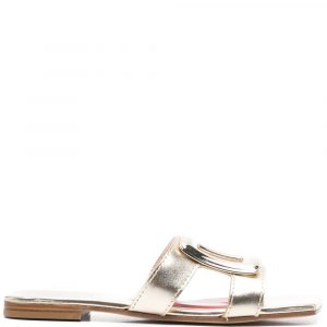 SANDALO METAL BUCKLE IN PELLE