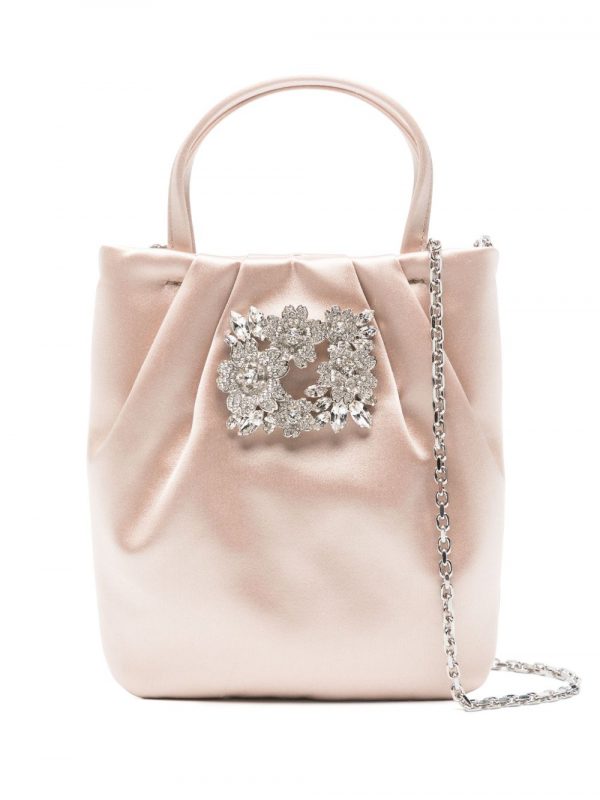 MINI BORSA RV BOUQUET IN RASO
