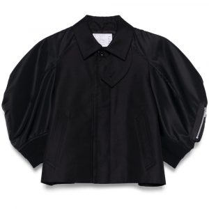 GIACCA IN COTONE E NYLON