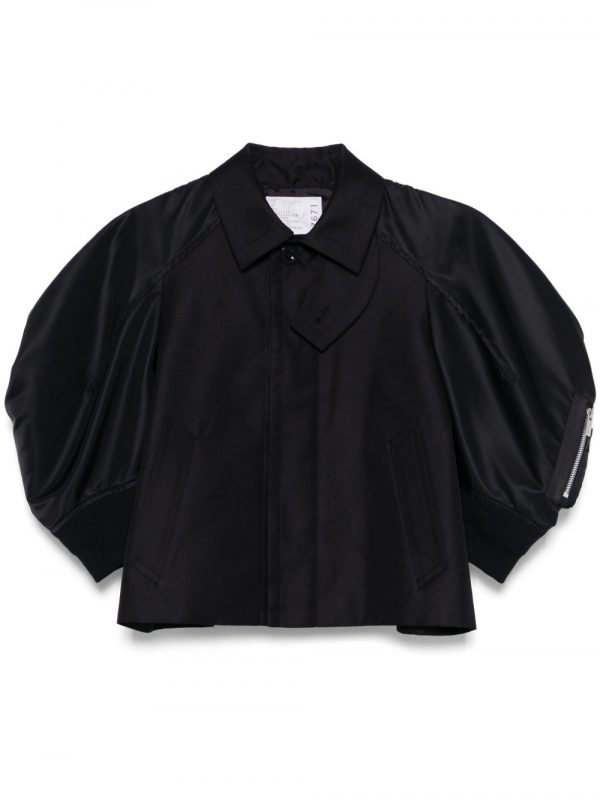 GIACCA IN COTONE E NYLON