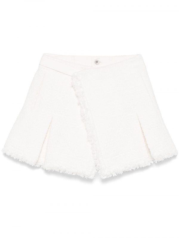 SHORTS IN MISTO DENIM