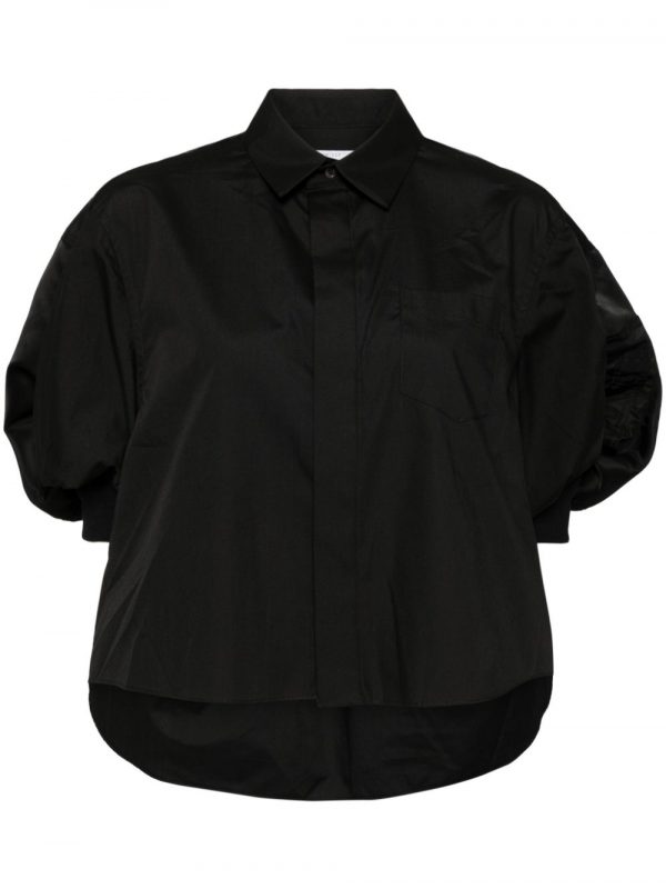 CAMICIA IN NYLON E COTONE