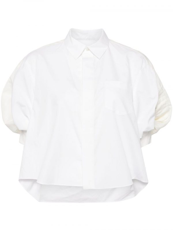 CAMICIA IN NYLON E COTONE