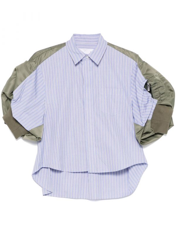 CAMICIA IN NYLON E COTONE