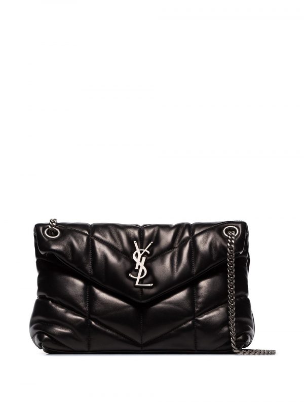 BORSA PUFFER PICCOLA IN PELLE
