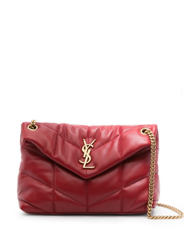 BORSA PUFFER PICCOLA IN PELLE