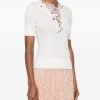 TOP IN COTONE CON PIZZO — изображение 5