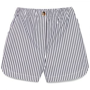 SHORTA RIGATI IN COTONE
