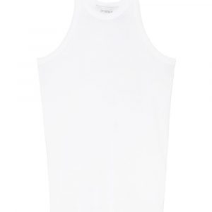 TOP SMANICATO IN COTONE