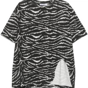 T-SHIRT IN COTONE ZEBRATA